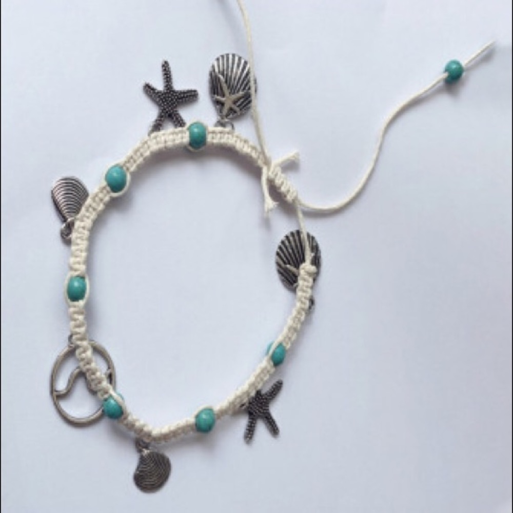 NWT Shell Rope Anklet - Picture 2 of 2